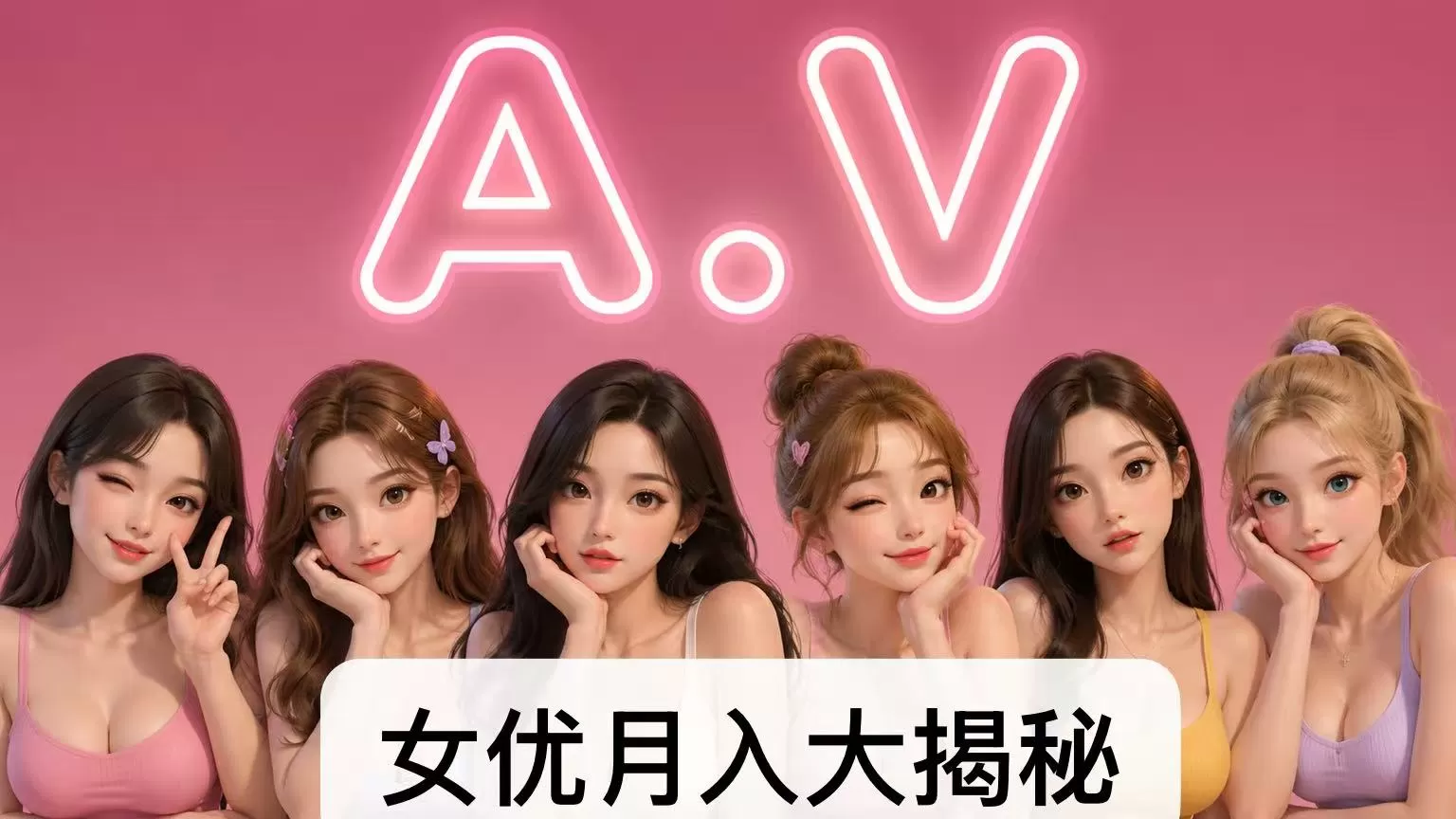 日本暗黑情报之AV女优一个月到底可以赚多少钱？