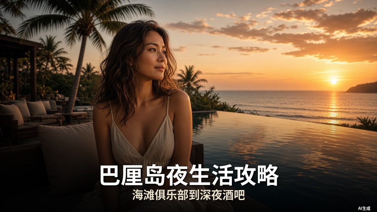 巴厘岛夜生活攻略2026：库塔、水明漾、长谷怎么选？海滩俱乐部、酒吧与安全提醒