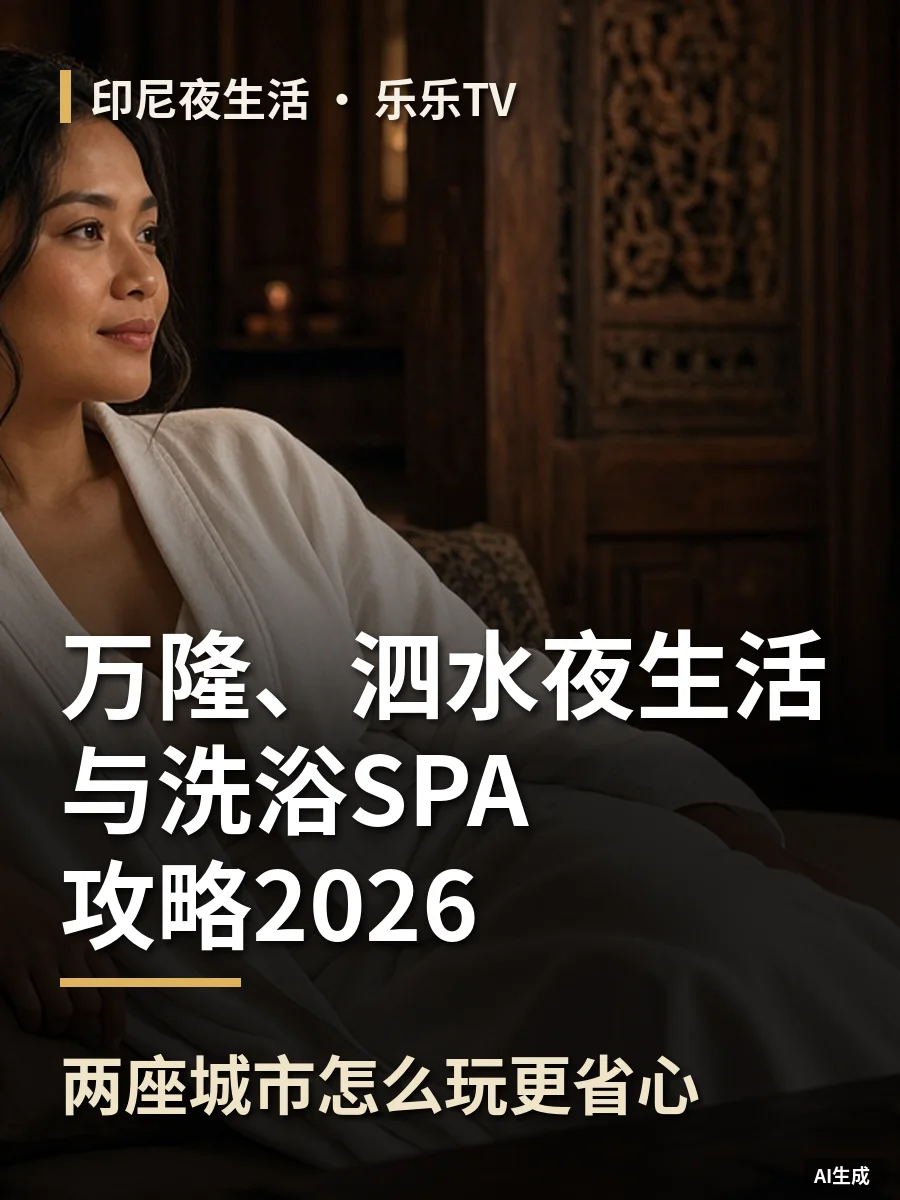 万隆、泗水夜生活与洗浴SPA攻略2026：两座城市怎么玩更省心