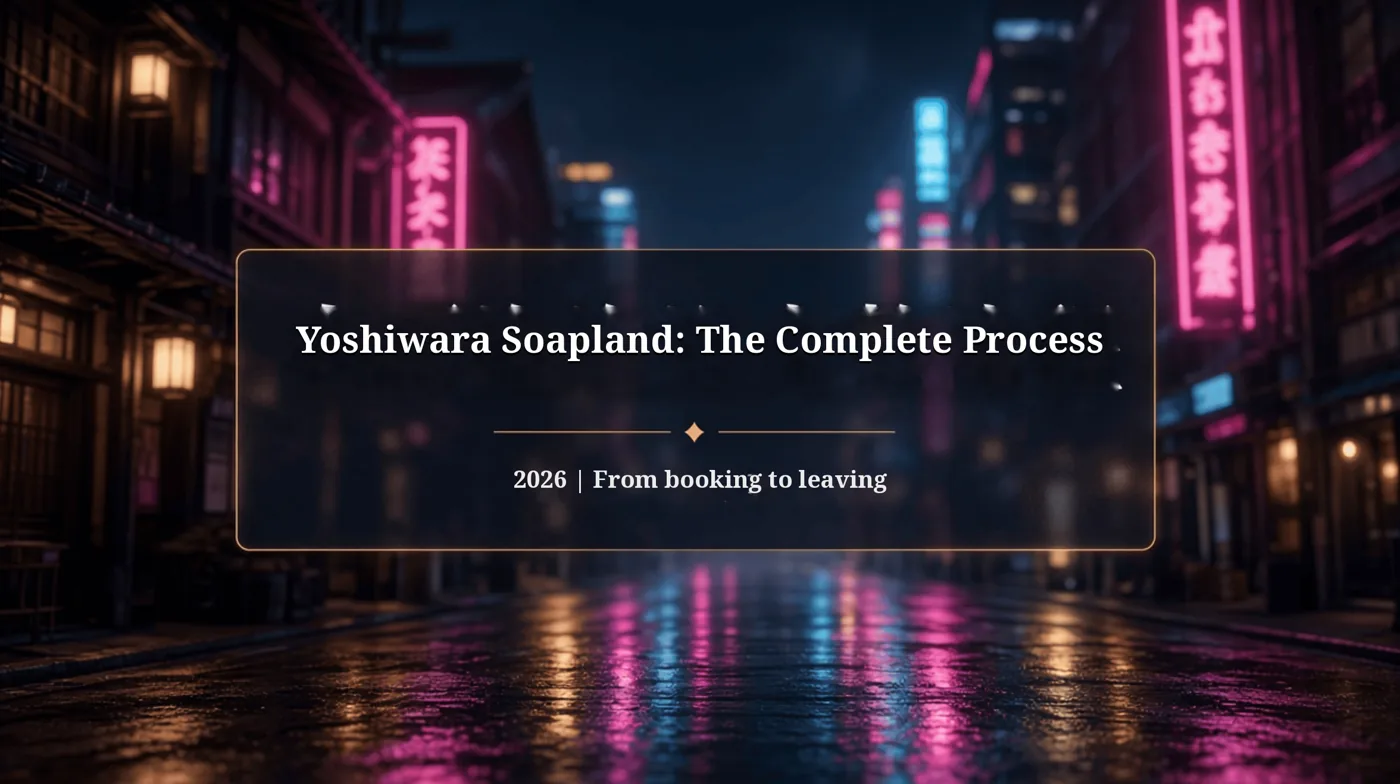 Yoshiwara Soapland Guide 2026: From Booking to Checkout